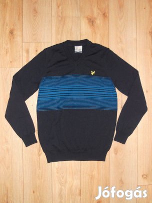 Lyle & Scott gyapjú pulóver (S-es)