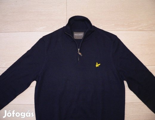 Lyle & Scott merinó pulóver (S)