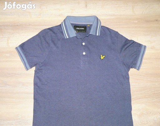 Lyle & Scott rövid ujjú galléros póló (S)