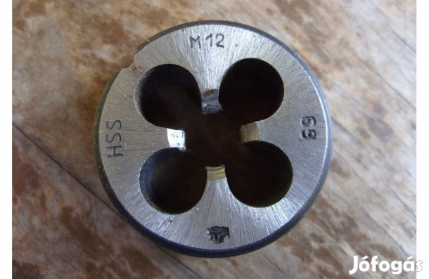 M12-es használt menetmetsző, HSS