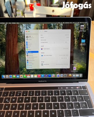 M1 Macbook Pro TB 512GB SSD 16GB RAM 96% akkumulátor Touchbar