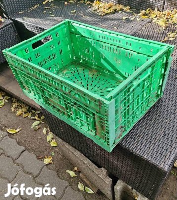 M30 méretű összecsukható műanyag láda