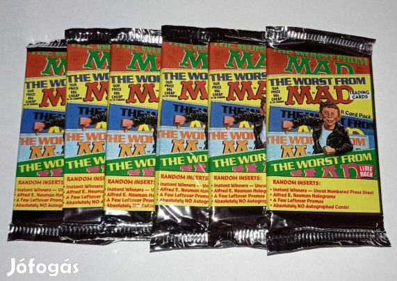 MAD Lime Rock Trading Cards Series 1 bontatlan kártya csomagok