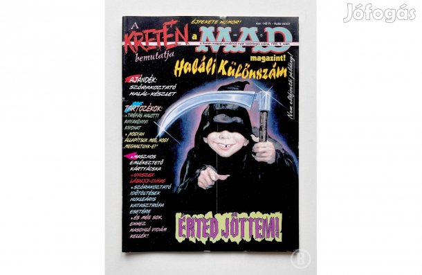MAD humormagazin (1995 /9. - 1 db) - - - (Csak személyesen!)