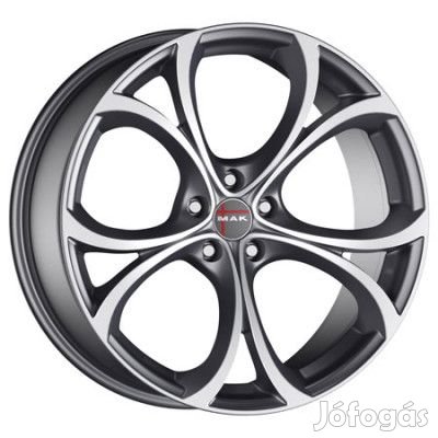 MAK LARIO Gunmetal Polírozott 8,5X19 5X110 ET30 CB65,1 | alufelni |