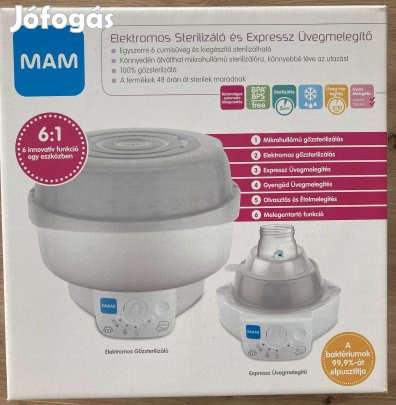 MAM elektromos sterilizáló és expressz üvegmelegítő