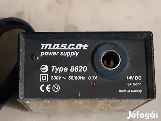 MASCOT 8620 14V és 5A tápegység működő
