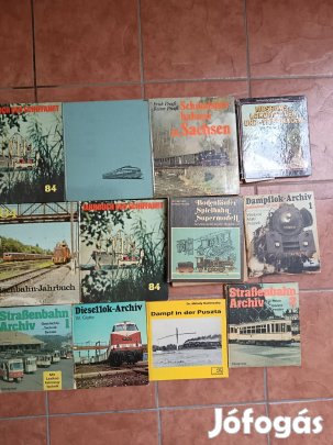 MÁV és modellező könyvek