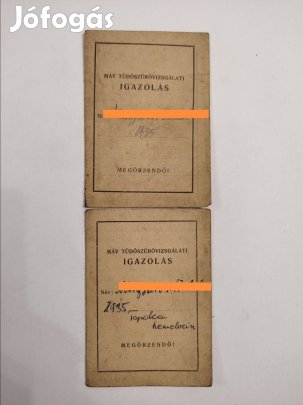 MÁV tüdőszűrővizsgálati igazolás