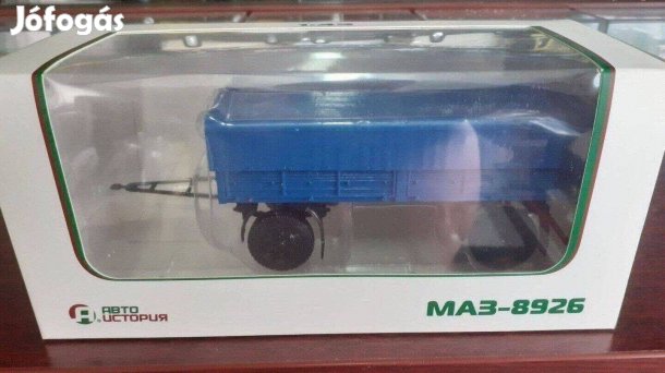 MAZ 8926 pótkocsi ponyvával kisauto modell 1/43 Eladó