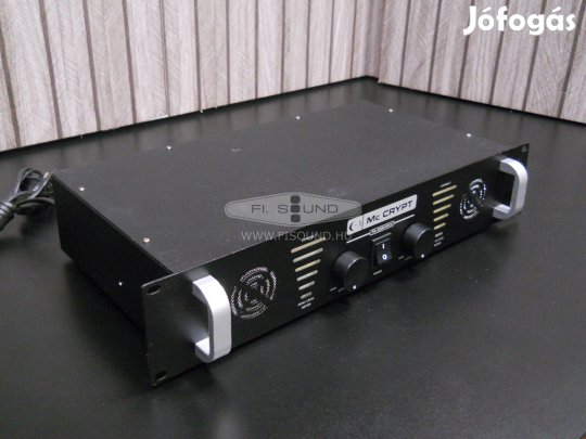 MC Crypt PA-8000 MK2  ,2x300W,4-16ohm ,sztereo PA végfok erősítő