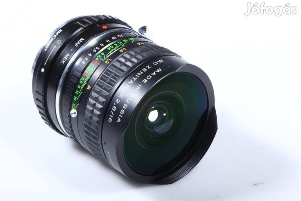 MC Zenitar 2.8 16mm halszem Fisheye Sony E objektív 