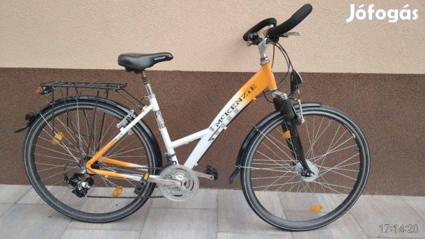 MC" Kenzie 28"-os Agydinamós, Mélyvázas, teleszkópos, alu trekking