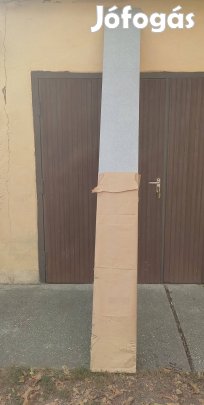 MDF lap laminált pult szürke fehér pöttyös szín 