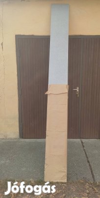 MDF lap laminált pult szürke fehér pöttyös színben 