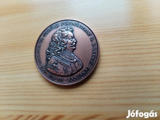 MÉE.50 éves 2019-es jutalomérem "II.Rákóczi Ferenc" kevés db
