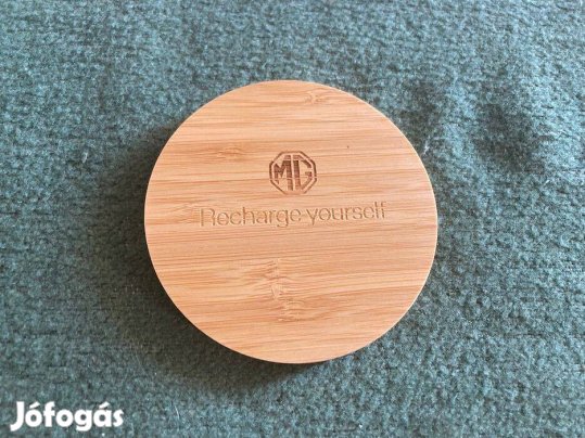 MG Motor vezeték nélküli fa mobiltelefon töltő