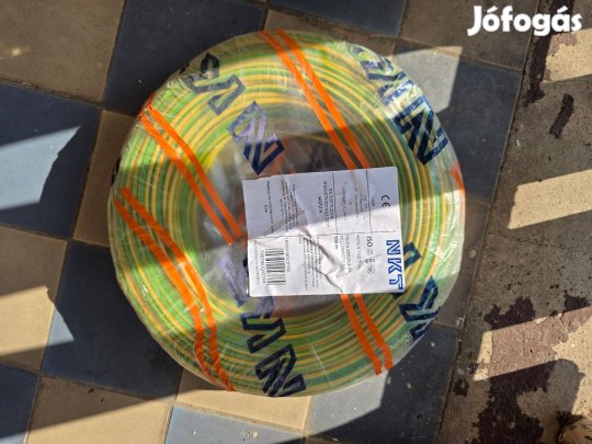 MKH 2.5mm2 vezeték sodrott réz / zöld-sárga