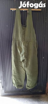 MN magyar katonai, téli repülős szerelő kantáros nadrág