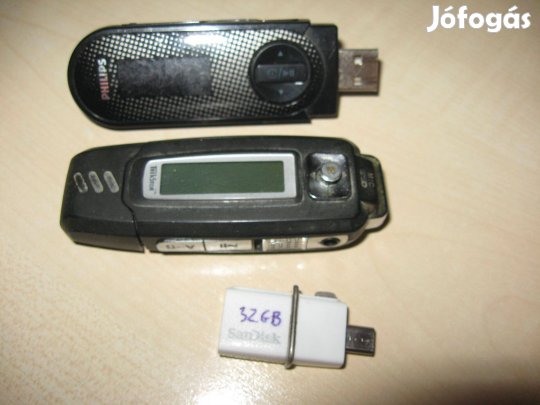 MP3 Lejátszó USB 1GB LCD Kijelzős Diktafon FM rádió + Egyéb cuccok egy