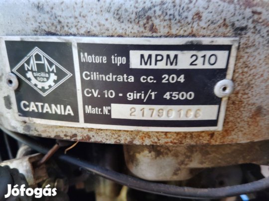 MPM 10 lóerős kapálógép