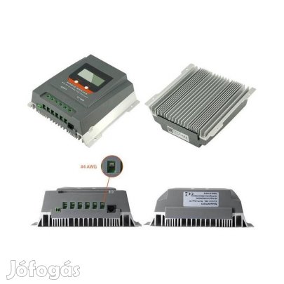 MPPT töltésvezérlő 12-24V/30A