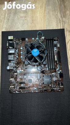 MSI B250M Pro alaplap + G4560 + gyári hűtő