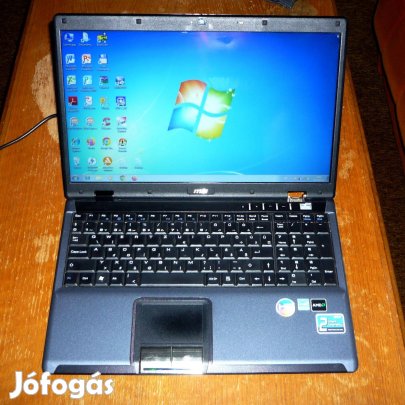 MSI CR610X (M100-2GB-640GB) jól működik, de akku és töltő nélkül!