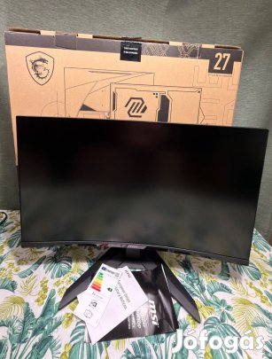 MSI MAG 27C6X Gamer Monitor 250Hz / 1ms / Ívelt Kitűnő állapot, dobo