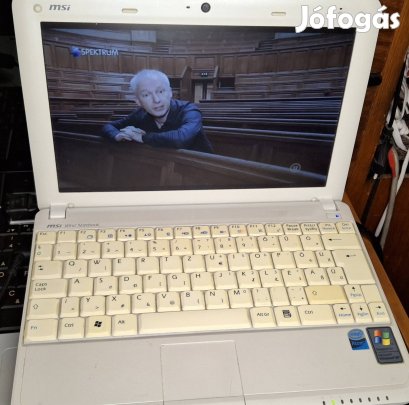 MSI U100 laptop, Windows XP azonnal használható