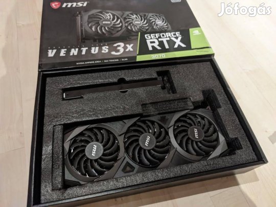 MSI Ventus 3X Rtx 3070 8GB legcsendesebb hűtéssel