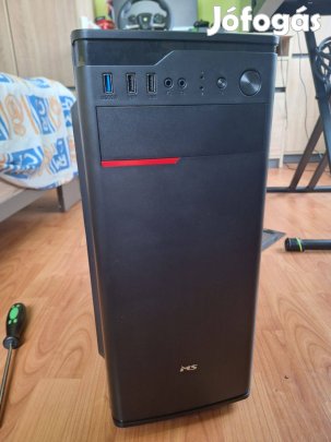 MS Element M100 számítógépház LED házventilátorokkal