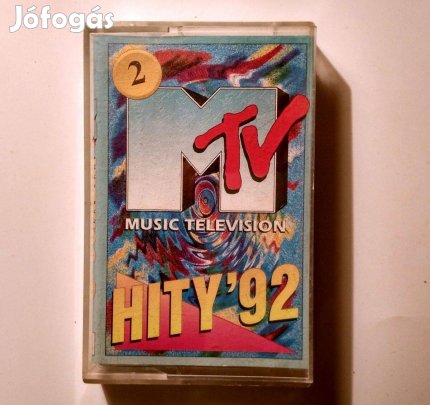 MTV Hity'92 vol.2 (kazetta) teszteletlen