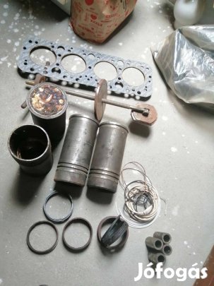 MTZ-45 hüvelygarnitúra, dugattyú, csapszeg, gyűrűk, gumigyűrűk, minden