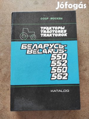 MTZ 550, 552, 560, 562 traktor alkatrészkatalógus 