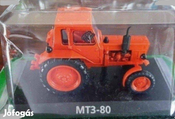 MTZ 80 piros traktor kisauto modell 1/43 Eladó