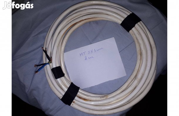 MT 5x1 mm sodrott réz kábel eladó !