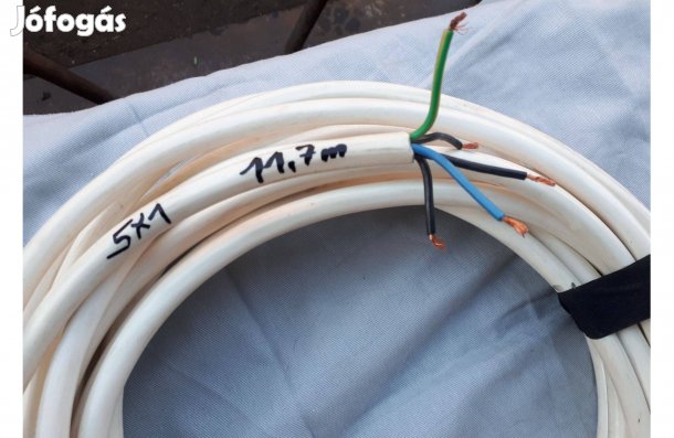 MT 5x1 mm sodrott rézkábel eladó !