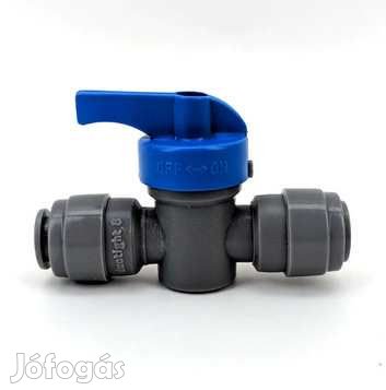 MŰanyag csap 8mm-es 5/16"-os gyorscsatlakozokkal  (3221)