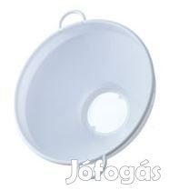 MŰanyag nagylyukú tölcsér szŰrőbetéttel 27cm (1356)