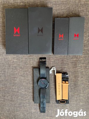 MVMT Classic I 45 mm matt fekete férfi analóg férfi karóra