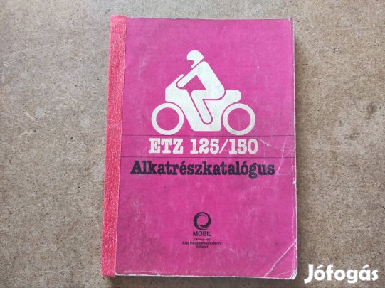 MZ Etz 125 és 150 alkatrészkatalógus 