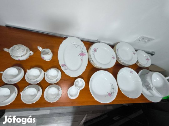 MZ Moritz Zdekauer porcelán étkészlet és kávés készlet