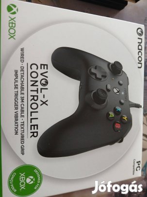 M-43. Xbox One Nacon Fekete Vezetékes Controller Új Garanciás