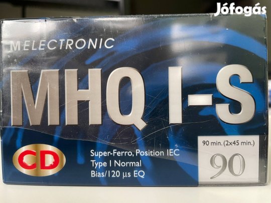 M Electronic Mhq I-S 90 1990 bontatlan, új magnókazetta, audio kazetta