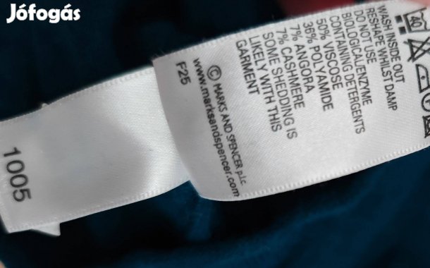 M&S angóra kasmír női boleró L