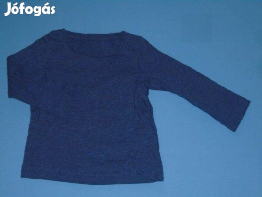 M&S kék hosszú ujjú felső 3-6 hó (méret 68)