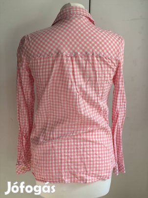 M&S rózsaszín kockás ing 