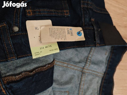 M&S slim fit Uj férfi farmer XL