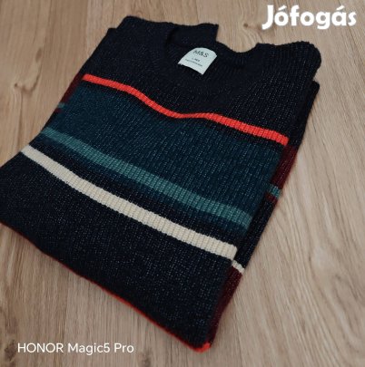 M&S sportos férfi minőségi pulóver